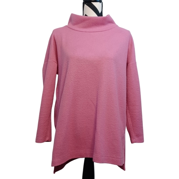 Anthropologie Sweaters - Anthropologie Theresa Mockneck Sz XS Pink Jumper Sweater